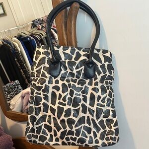 Stylish Black and White Tote Bag